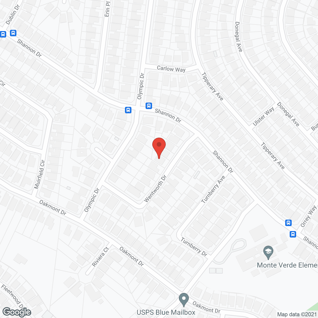 Map of the neighborhood around Elizabeth's Care Home 1