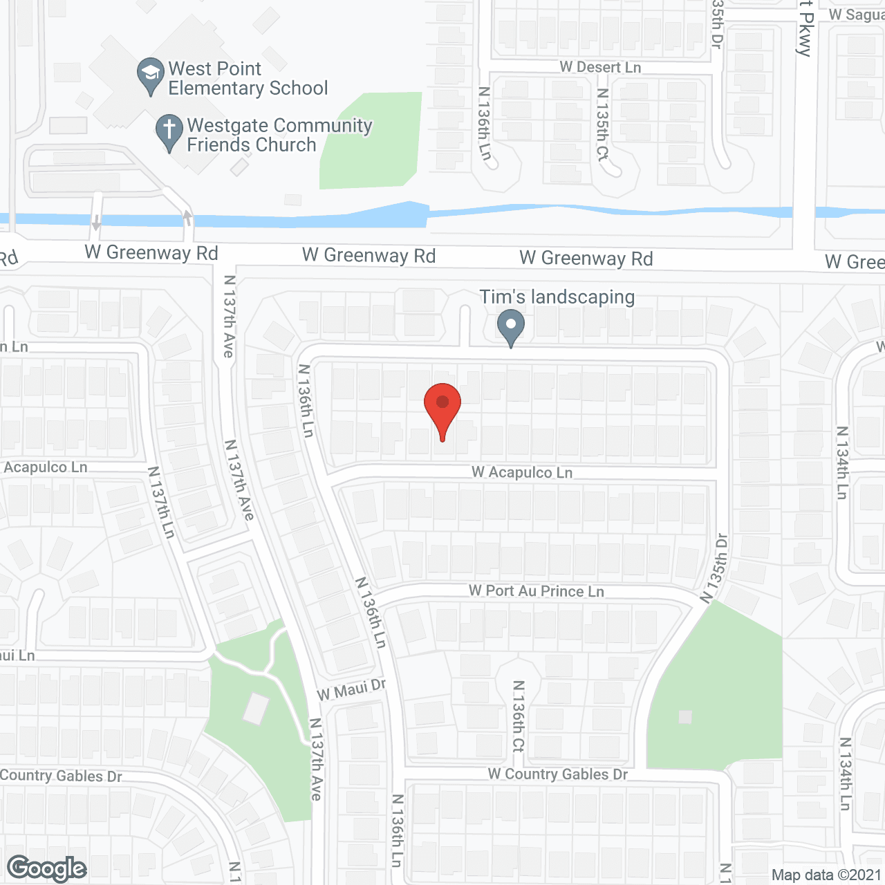 Map of the neighborhood around The Sanctuary of Sunrise