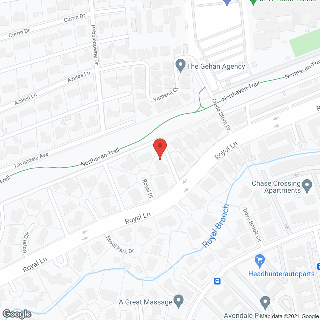 Map of the neighborhood around At Home Luxury Living