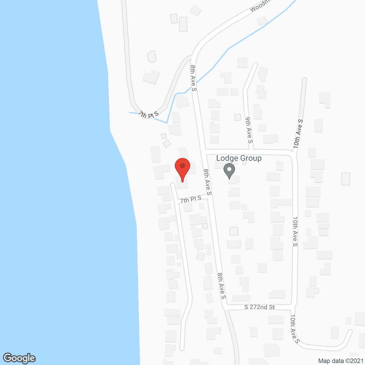 Map of the neighborhood around Golden Age AFH