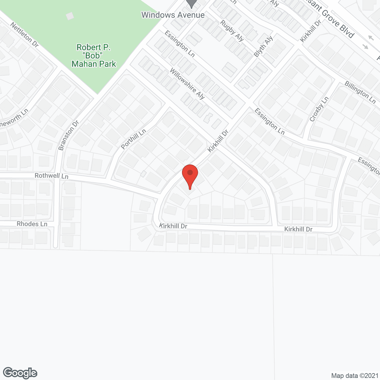 Map of the neighborhood around West Park Elderly Care