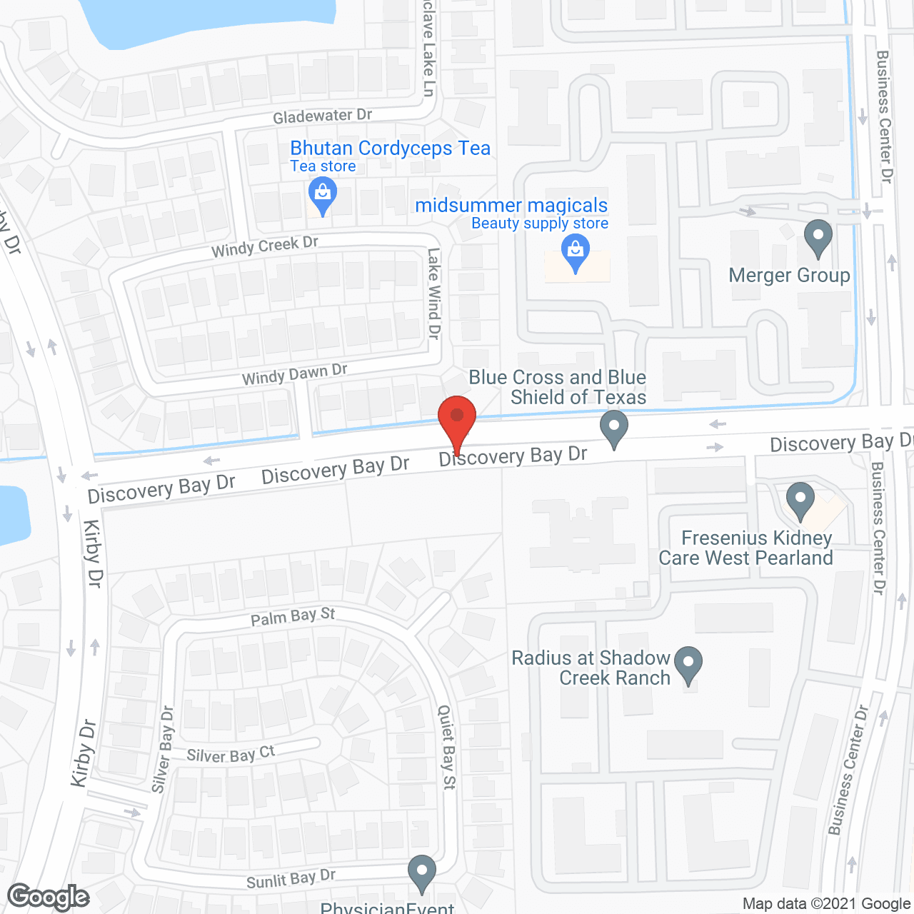 Map of the neighborhood around Creekside Alzheimer's Special Care Center