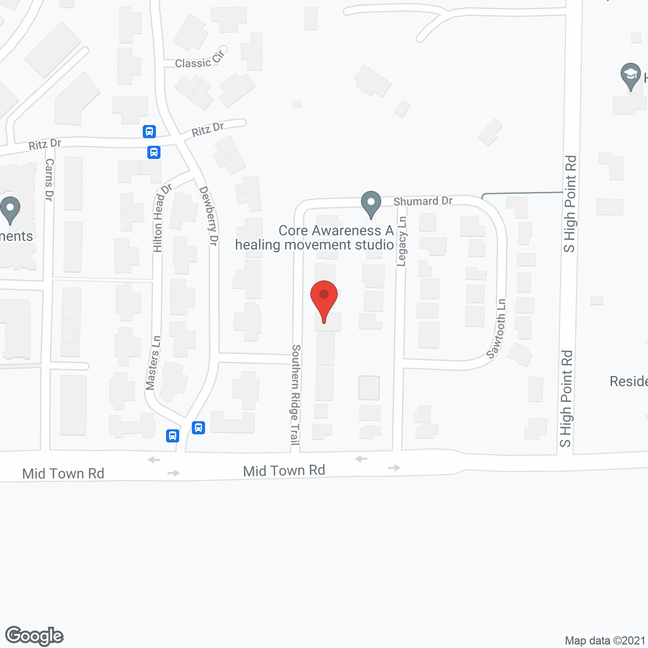 Map of the neighborhood around Advanced Family Home