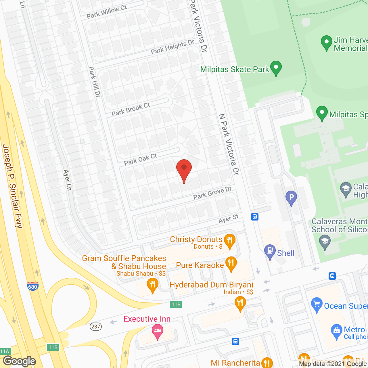 Map of the neighborhood around Sweet Dreams Care Home