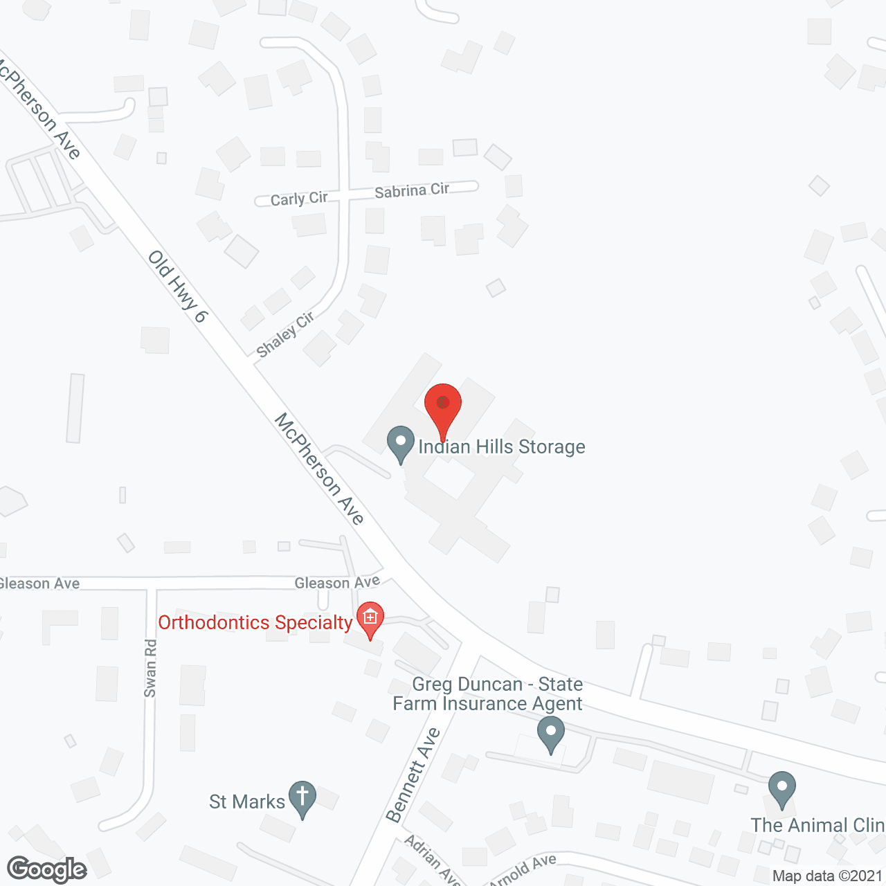 Map of the neighborhood around Regency Rehab and Skilled Nursing