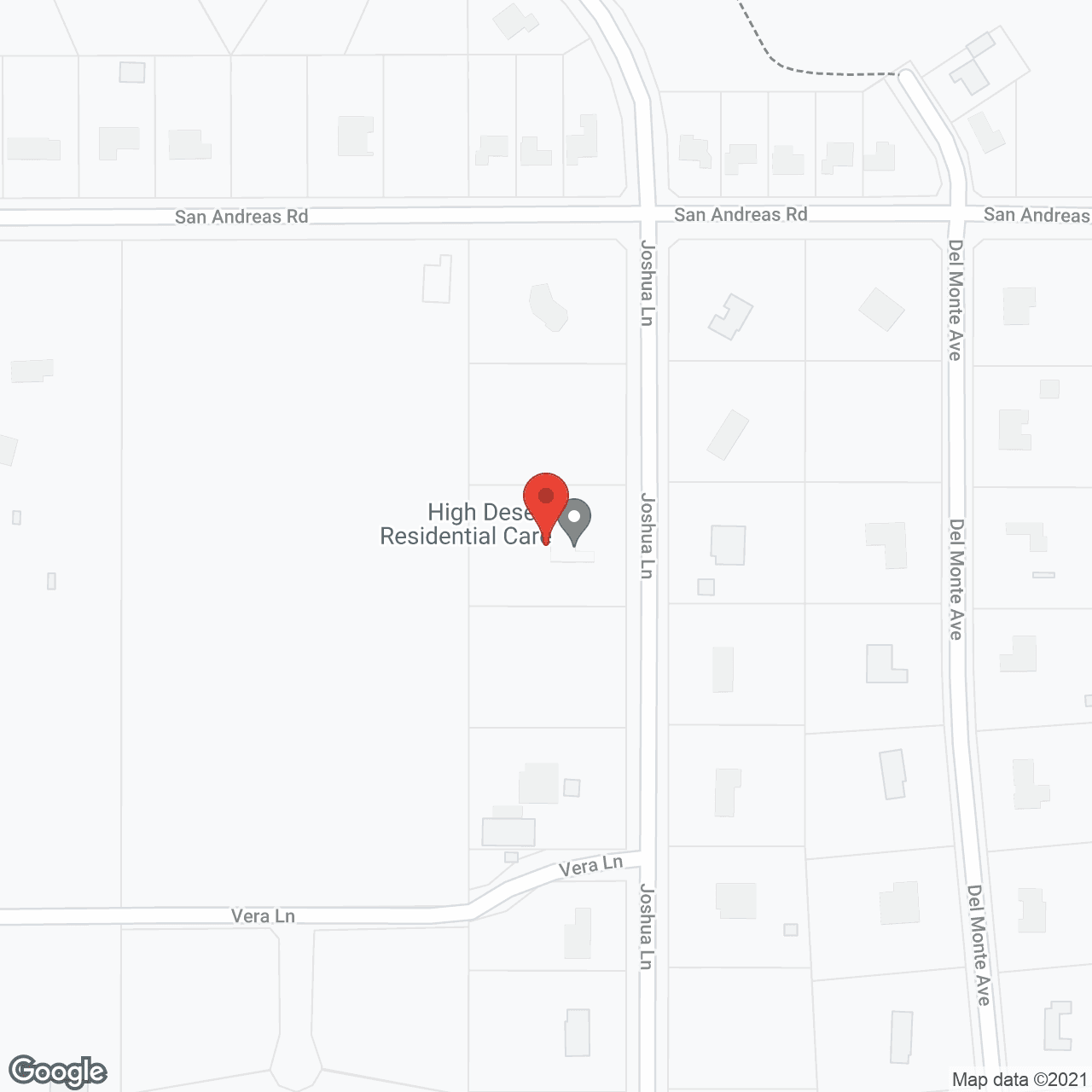 High Desert Residential Care in google map