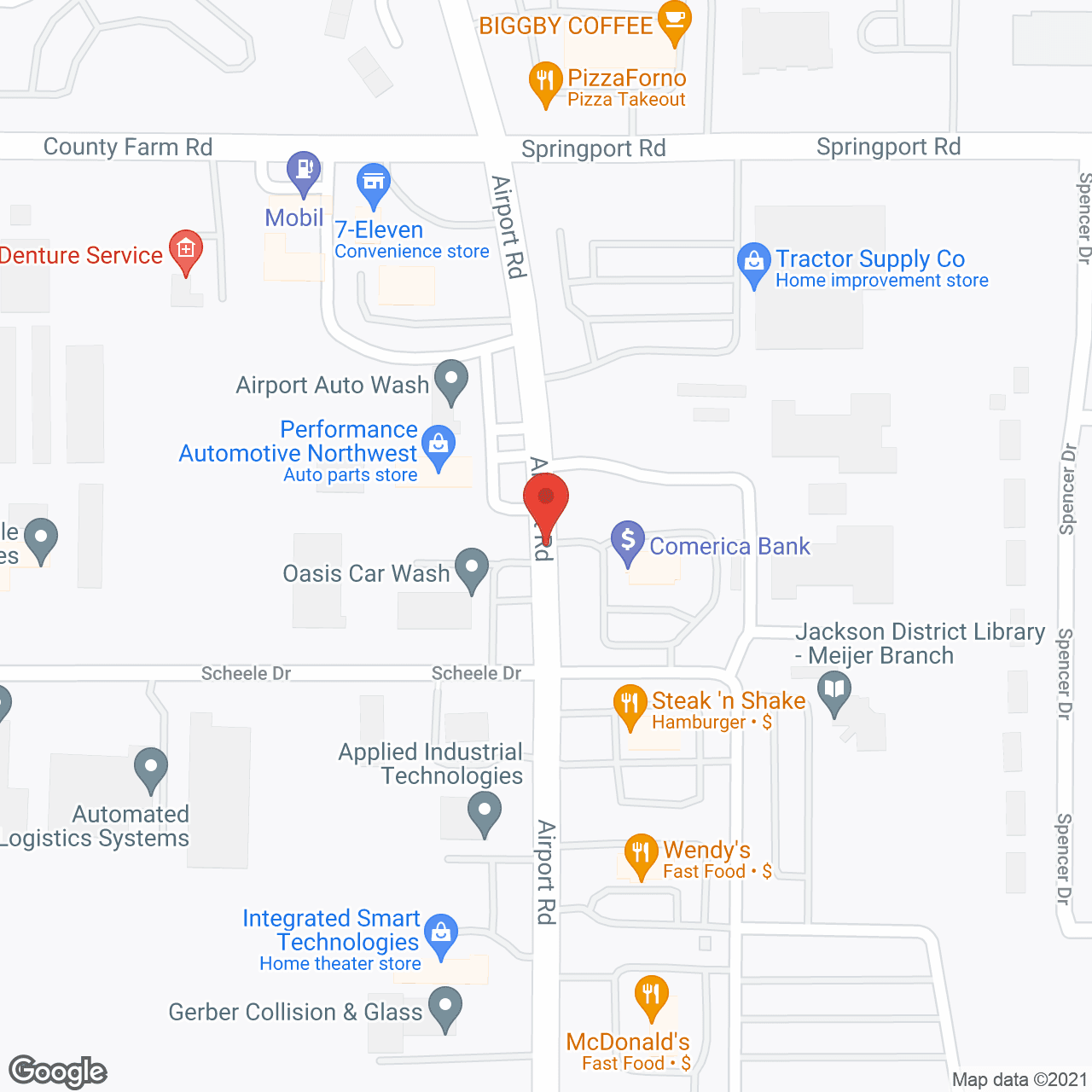 Map of the neighborhood around Reflections