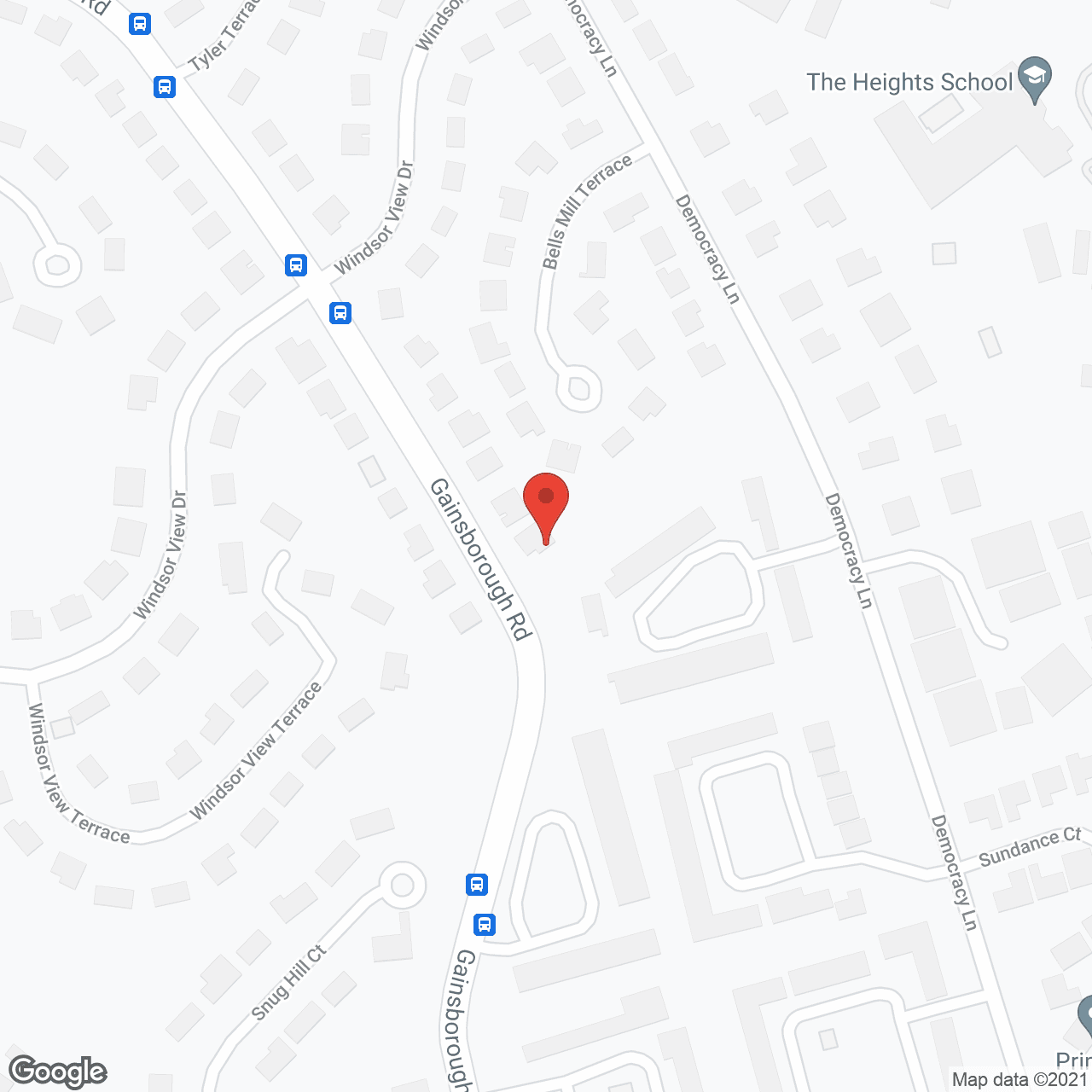 Map of the neighborhood around Atrium Kosher Home