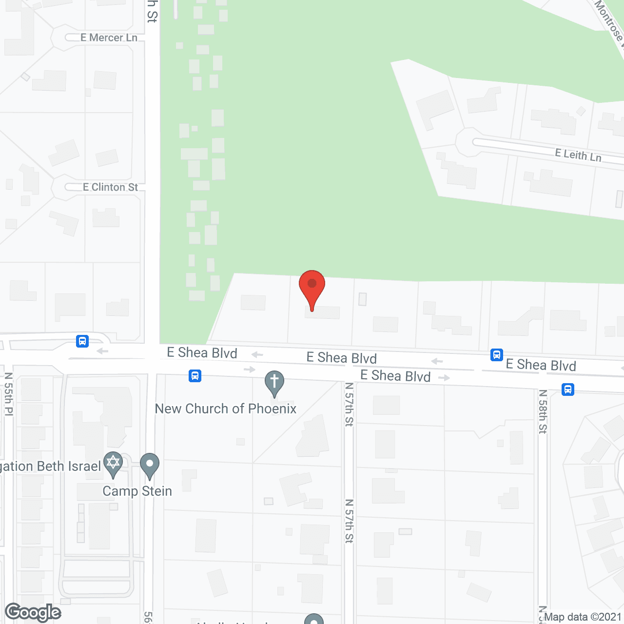 Map of the neighborhood around Desert Jewel At Orange Tree