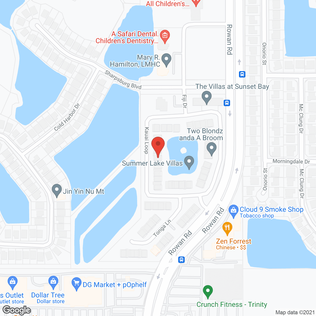 Map of the neighborhood around Elevated Estates of New Port Richey