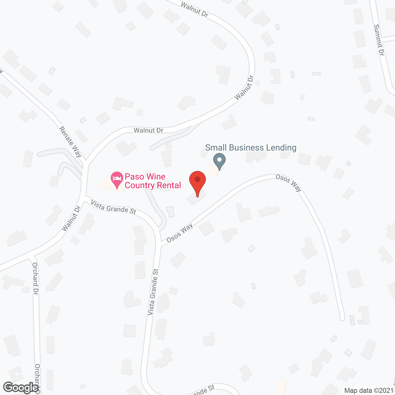 Map of the neighborhood around The Residence II