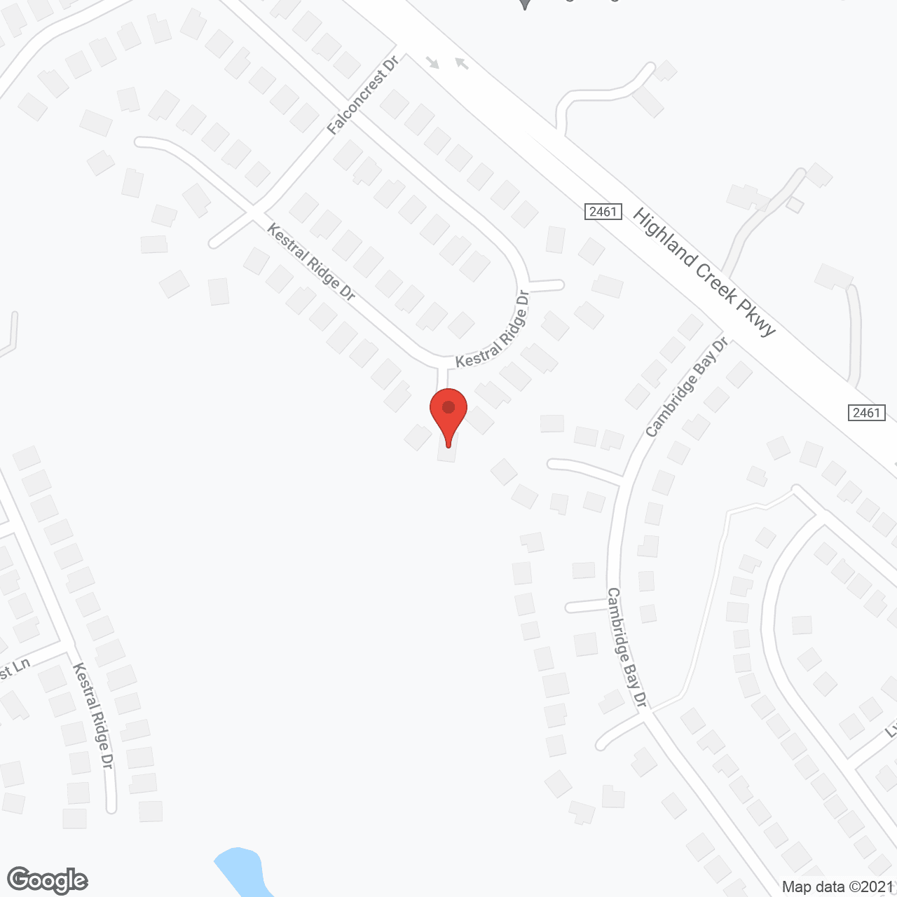 Map of the neighborhood around Cardinal Glen Family Care Home