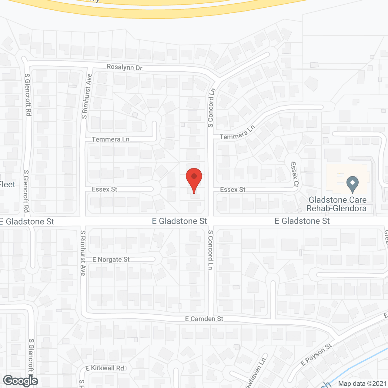 Map of the neighborhood around J and S Concord HomeCare