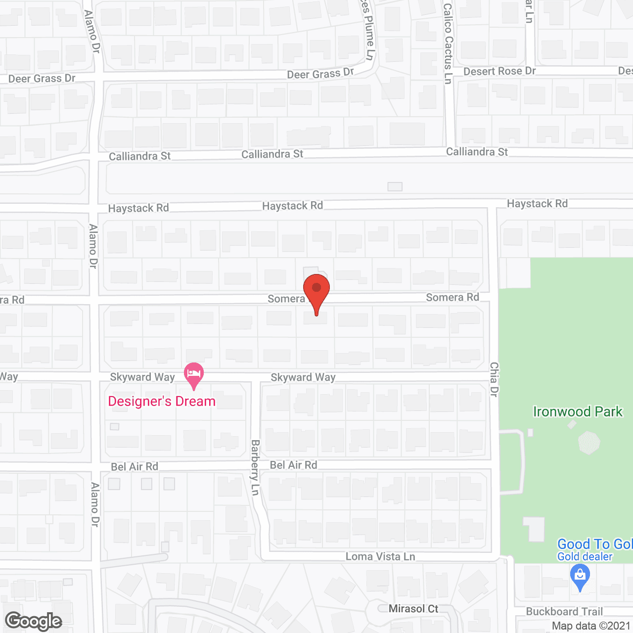 Map of the neighborhood around Villa De Somera