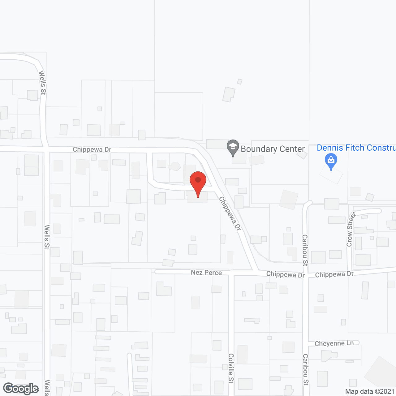 Map of the neighborhood around Ace Elder Care 1