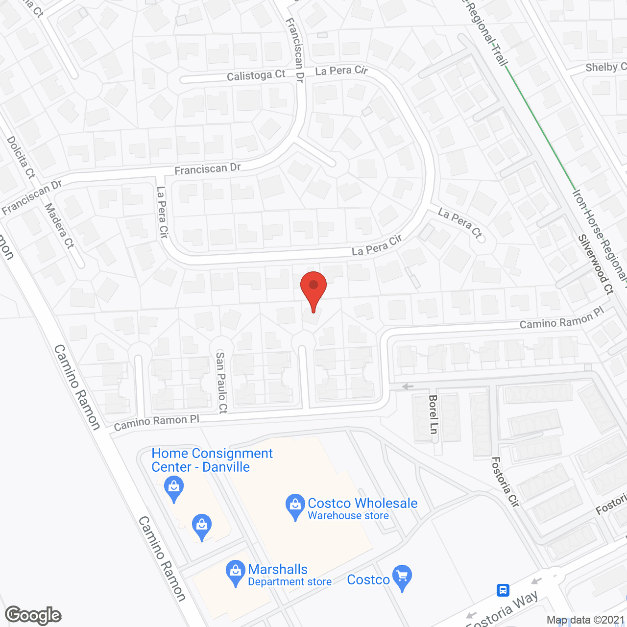 Map of the neighborhood around Trinity Care Home #4