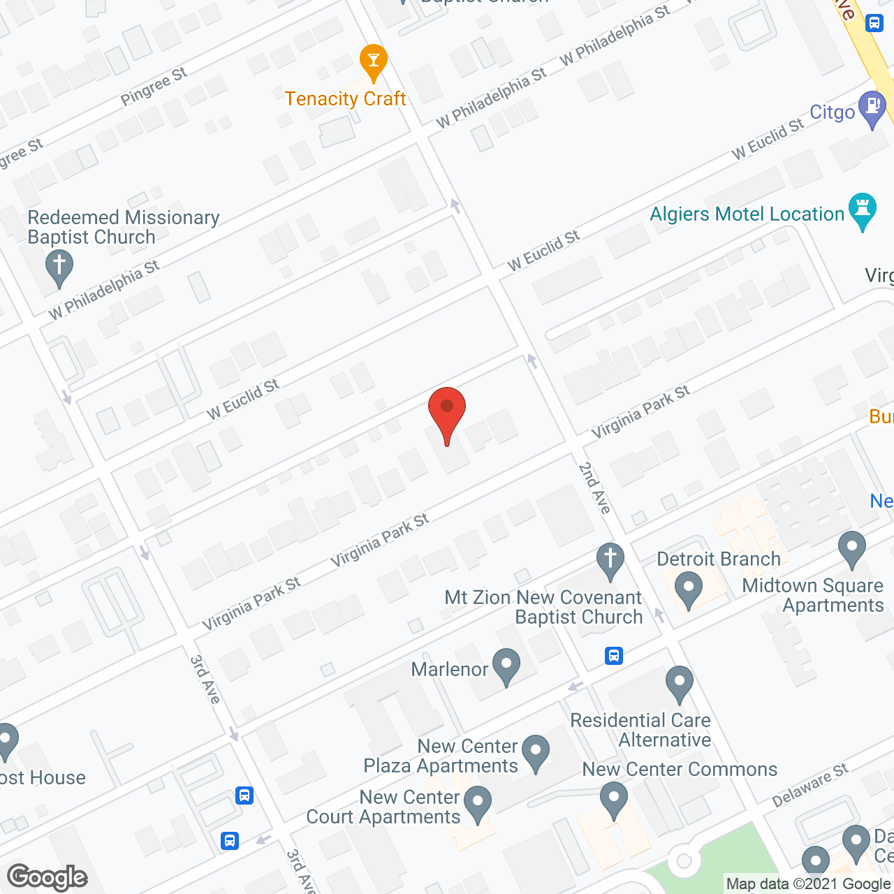 Map of the neighborhood around Living Well Assisted Living