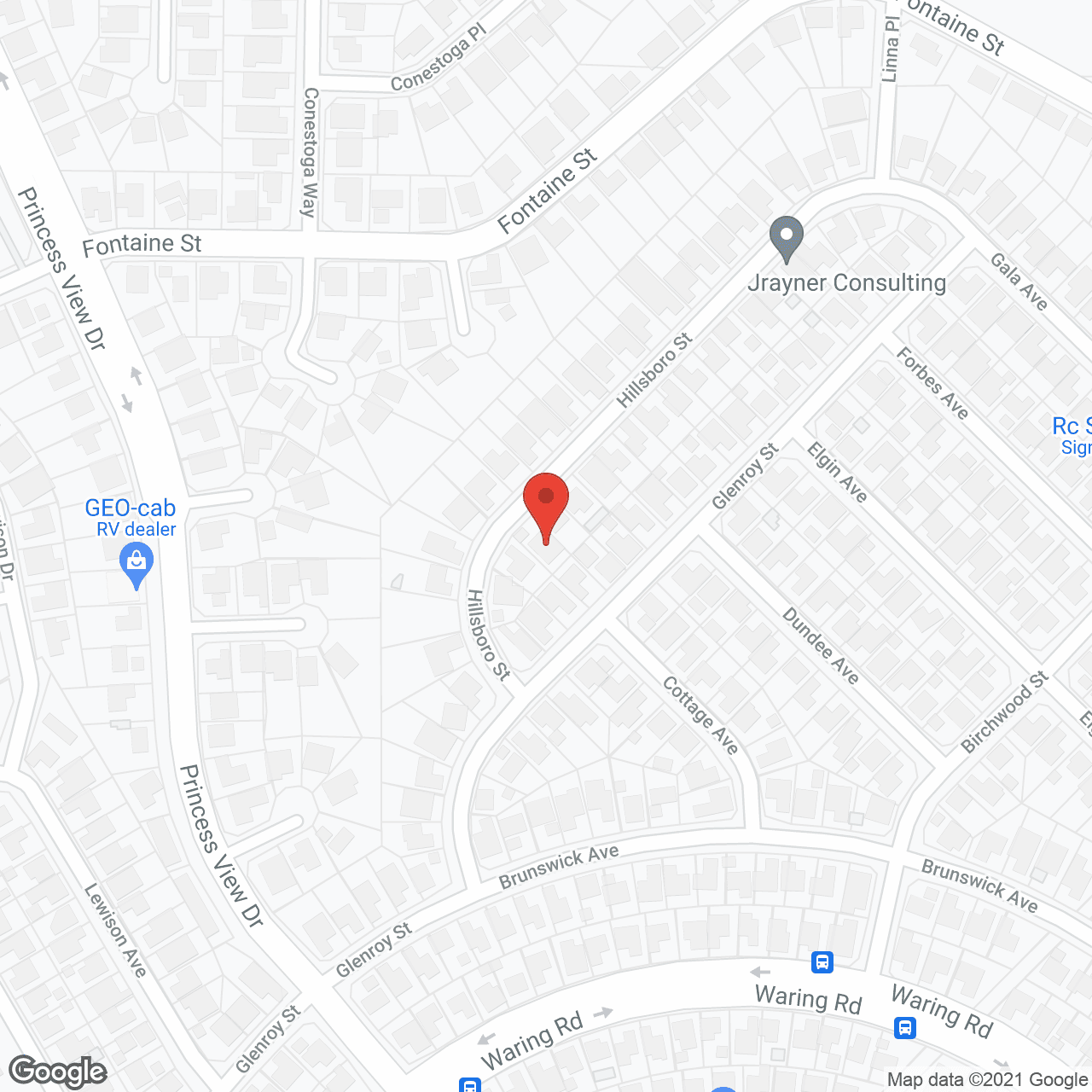 Map of the neighborhood around Golden Sunset Residential II