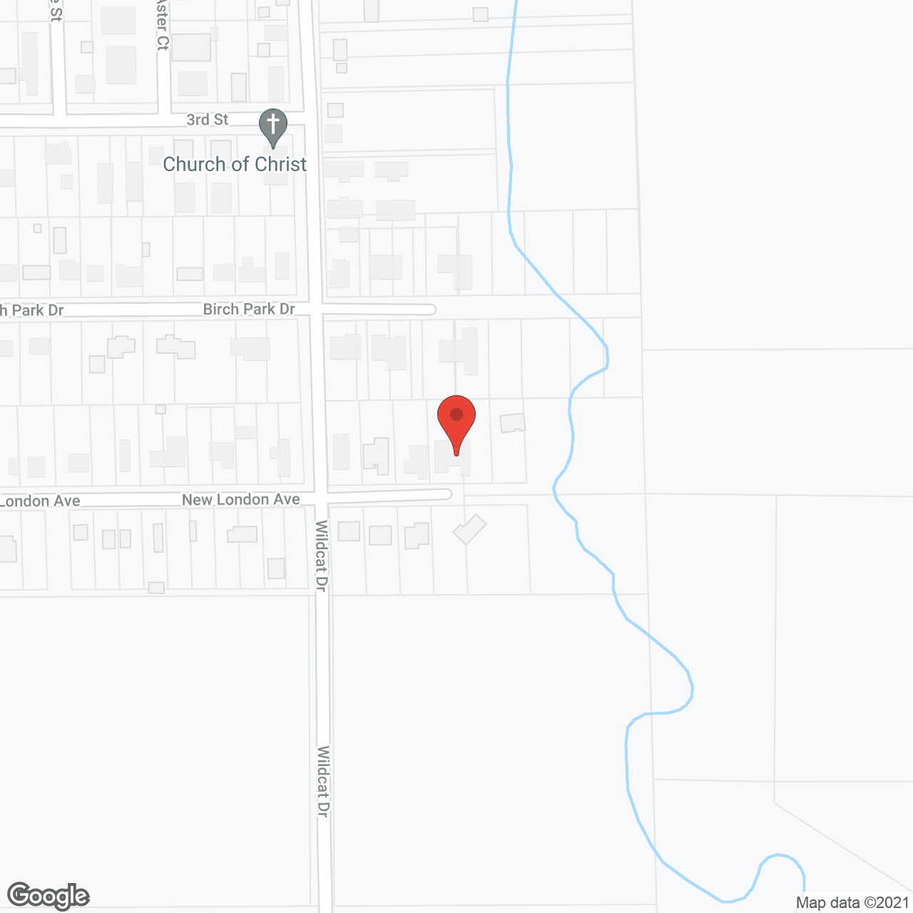 Map of the neighborhood around Grandma's Place Home Care