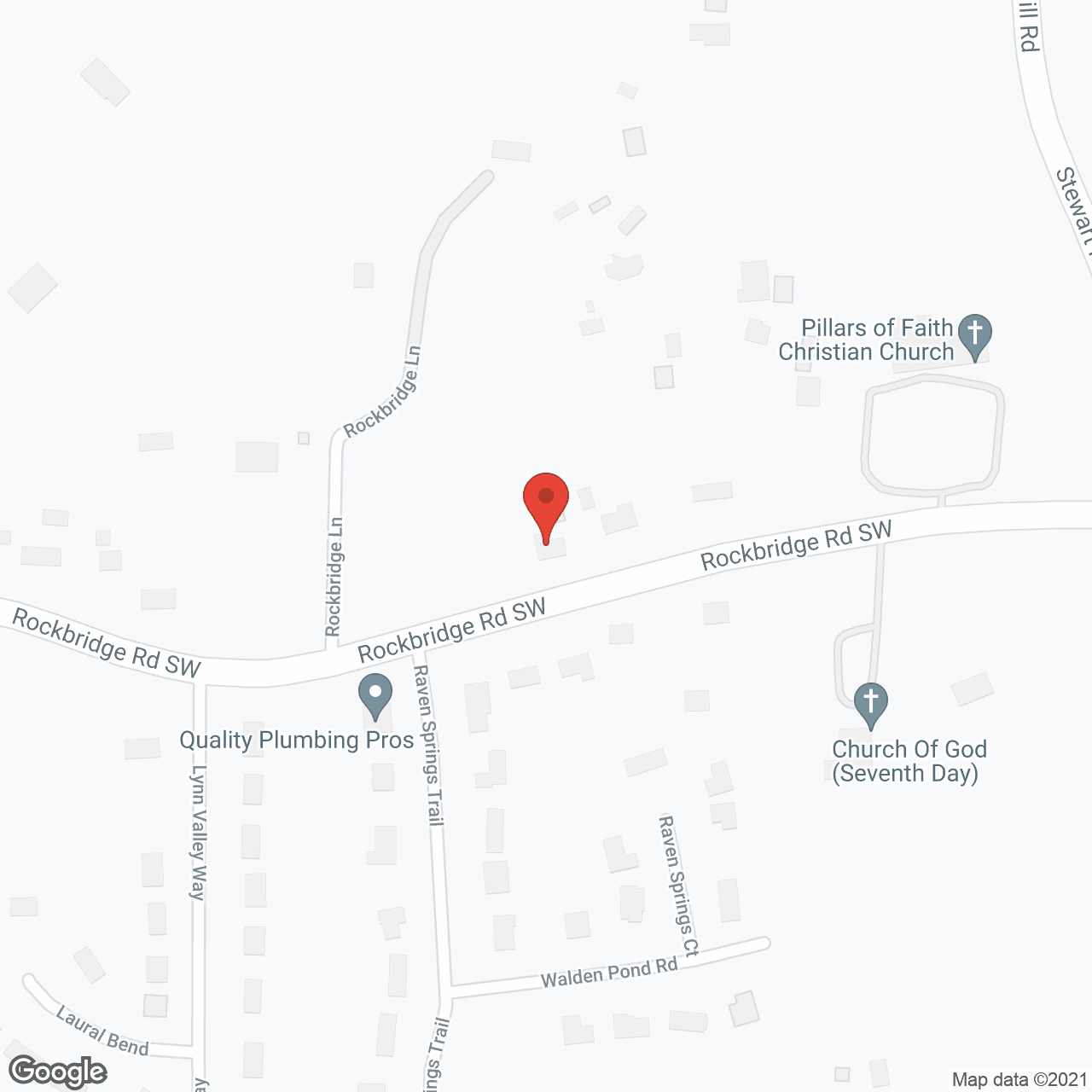 Map of the neighborhood around Starz Personal Care Home