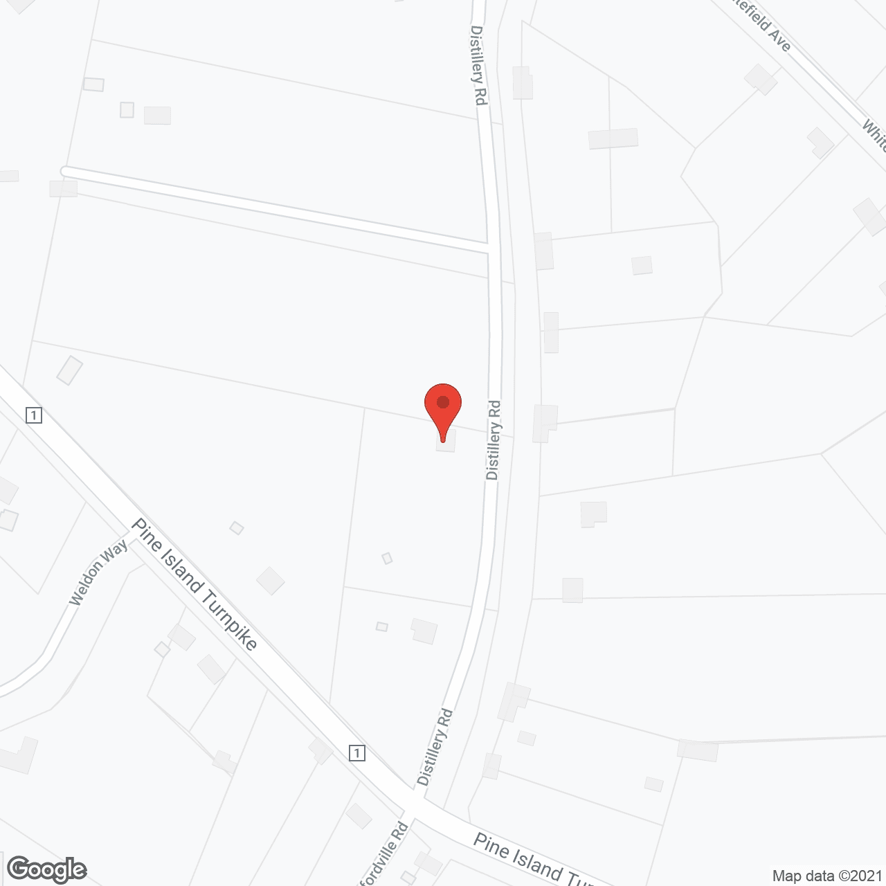 Map of the neighborhood around Hope Gardens