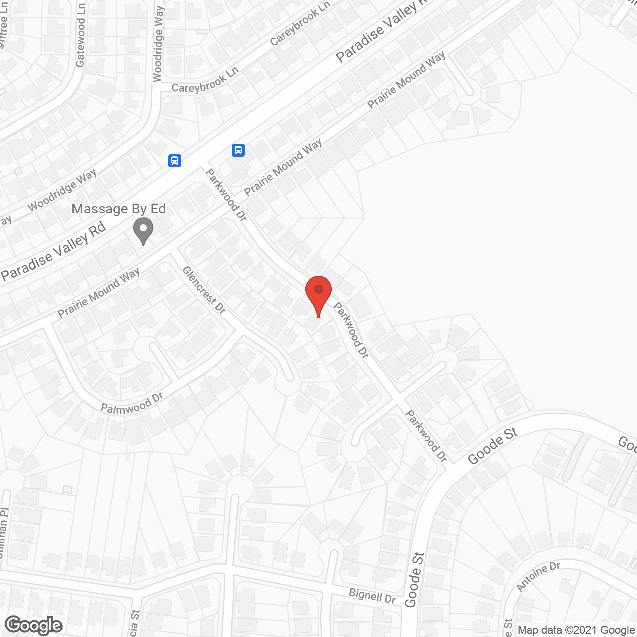 Map of the neighborhood around Serra Mesa Guests Home II