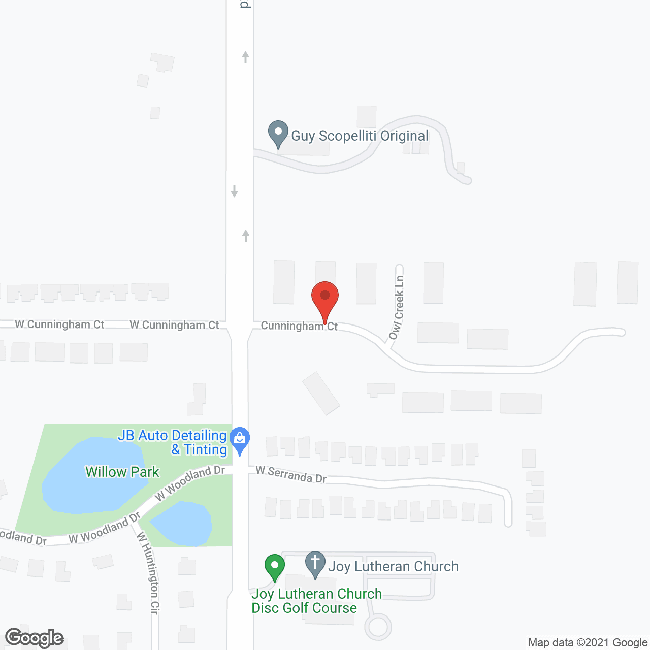 Map of the neighborhood around Theresa's Home Care, LLC
