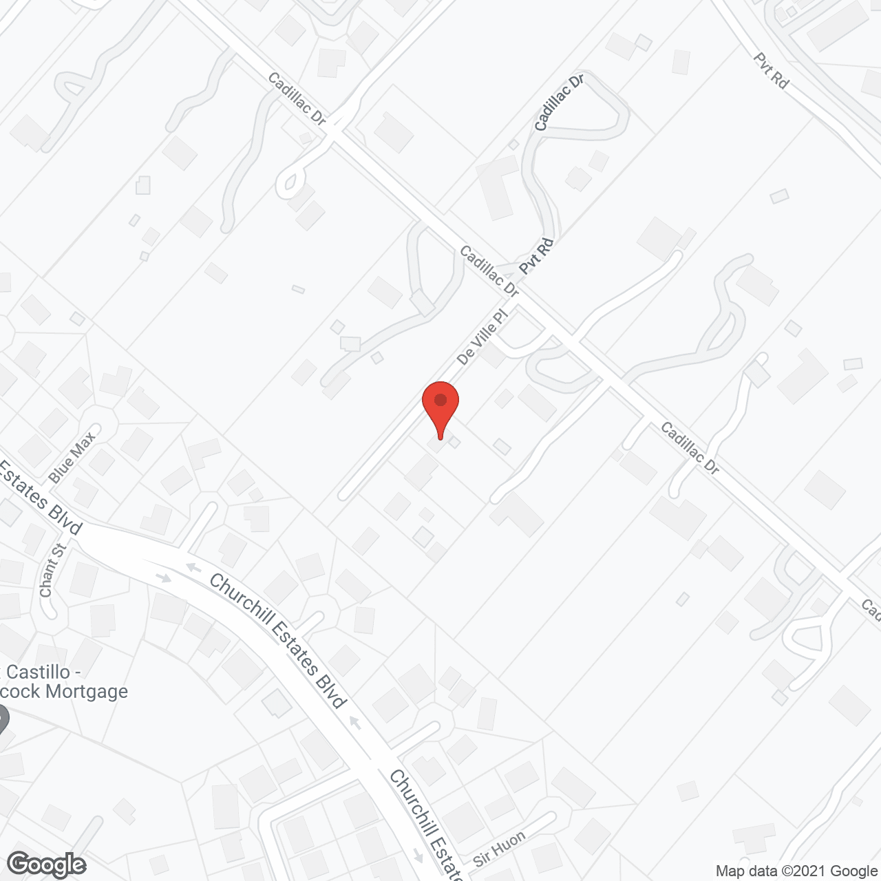 Map of the neighborhood around North Silva