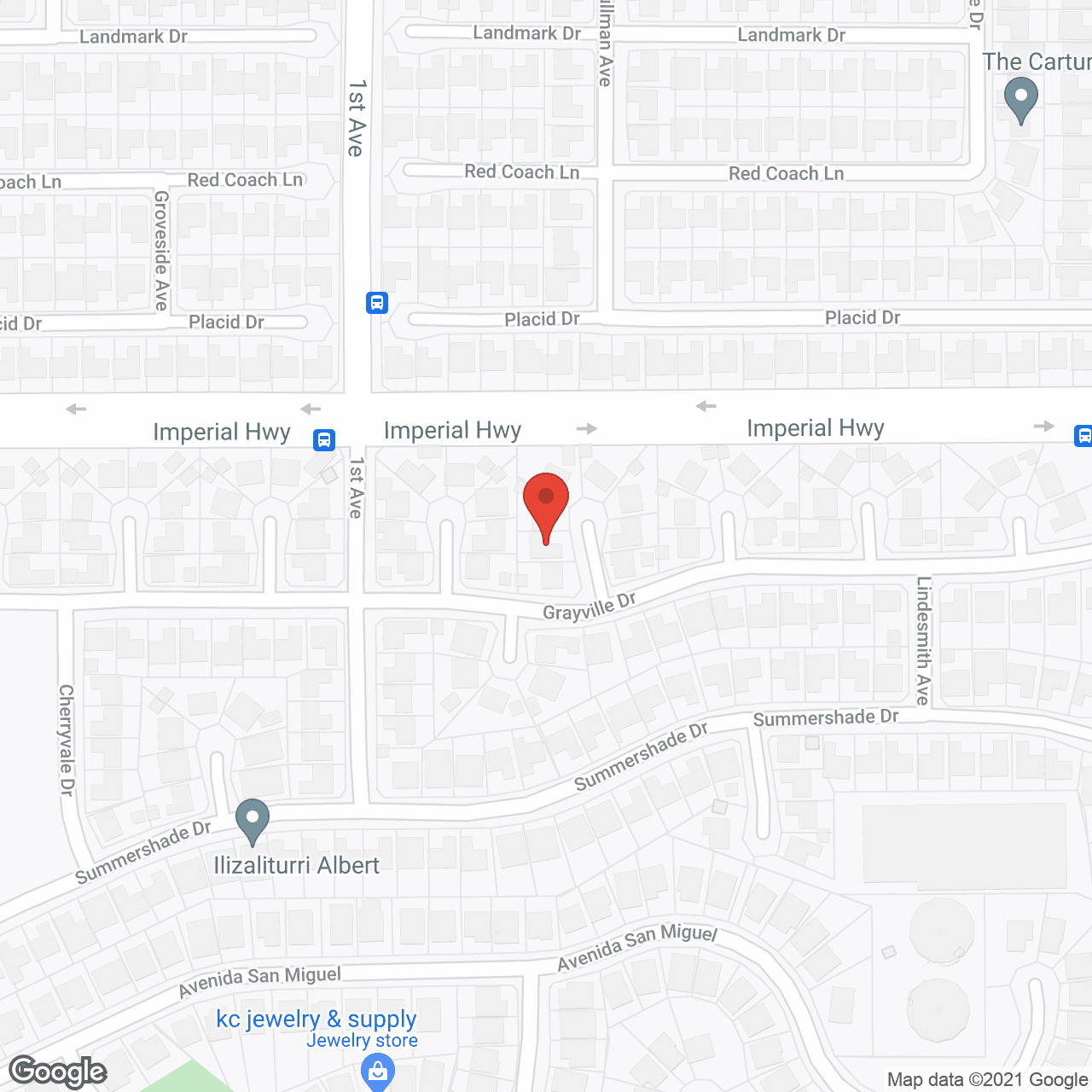 Map of the neighborhood around American Care Home