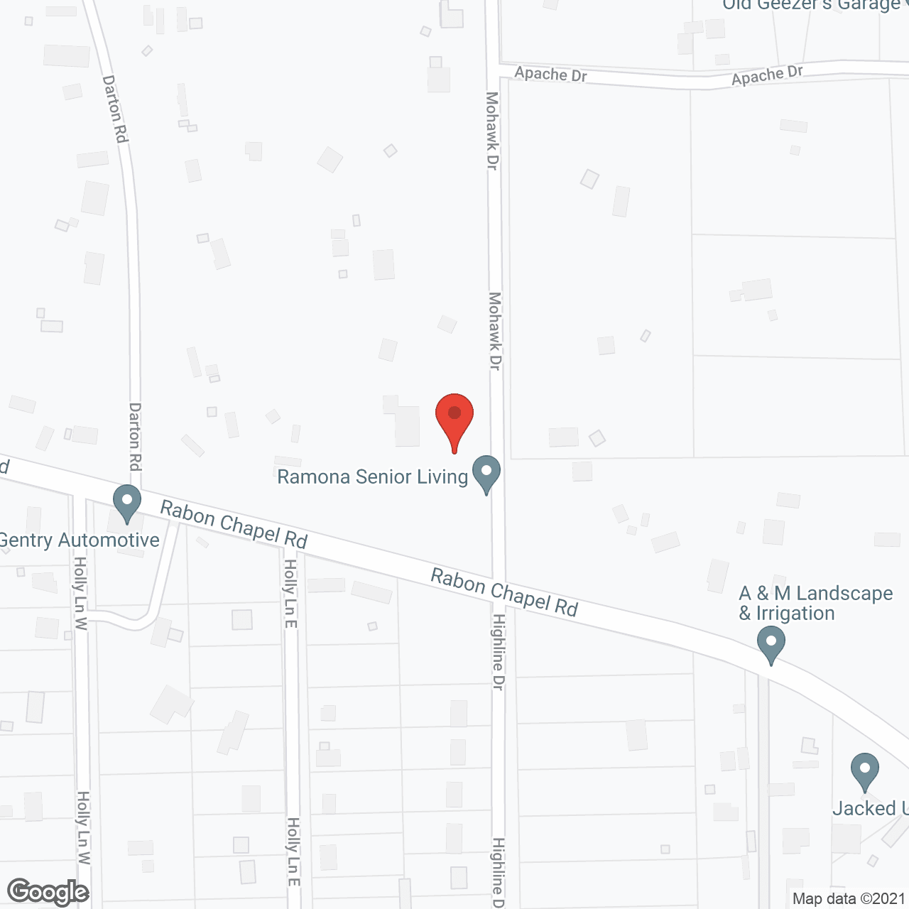 Map of the neighborhood around Heritage Point Senior Living