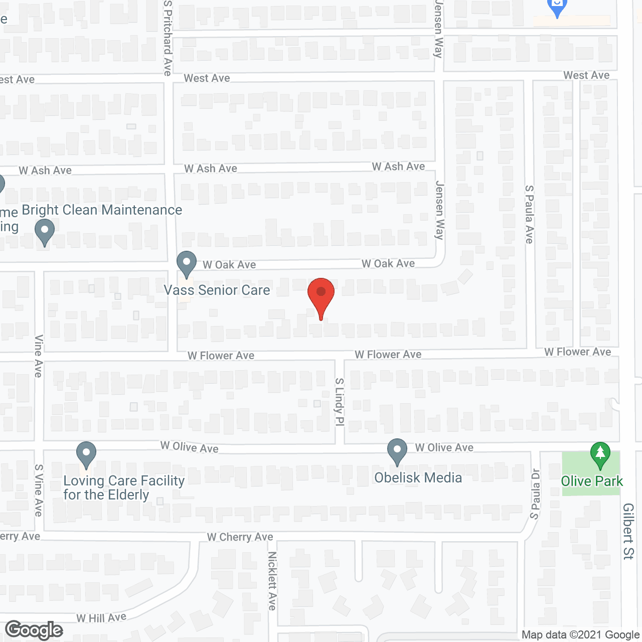 Map of the neighborhood around Comfort and Joy