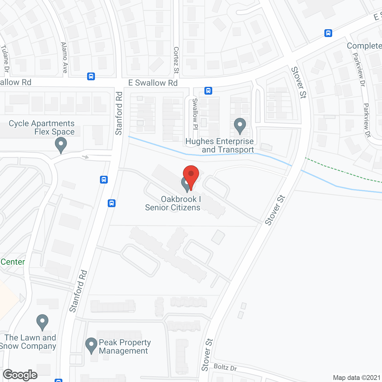 Map of the neighborhood around Oakbrook I Manor