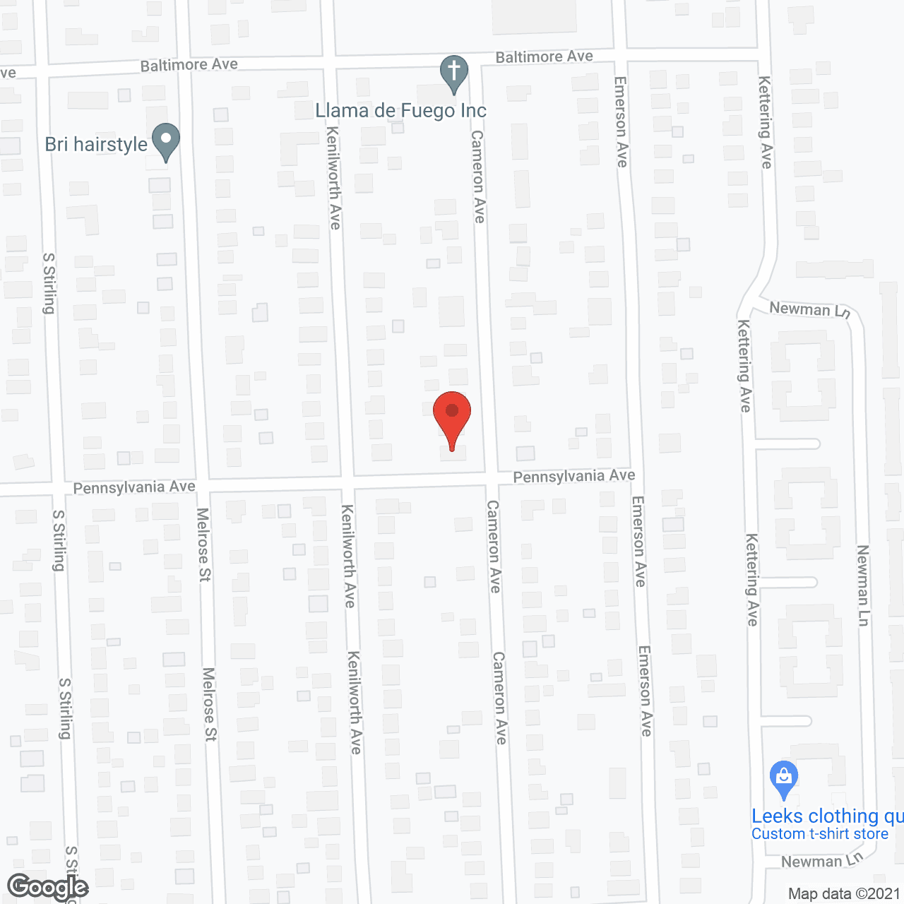 Map of the neighborhood around Two Kinds of Care