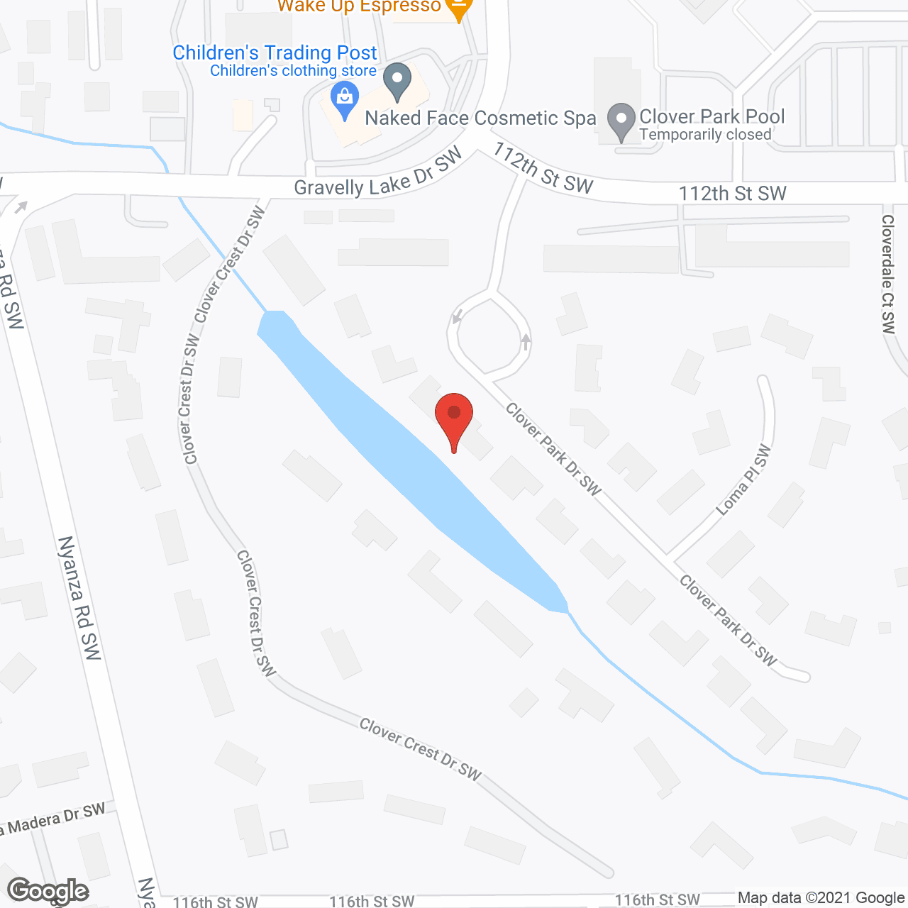 Map of the neighborhood around Creekside Care