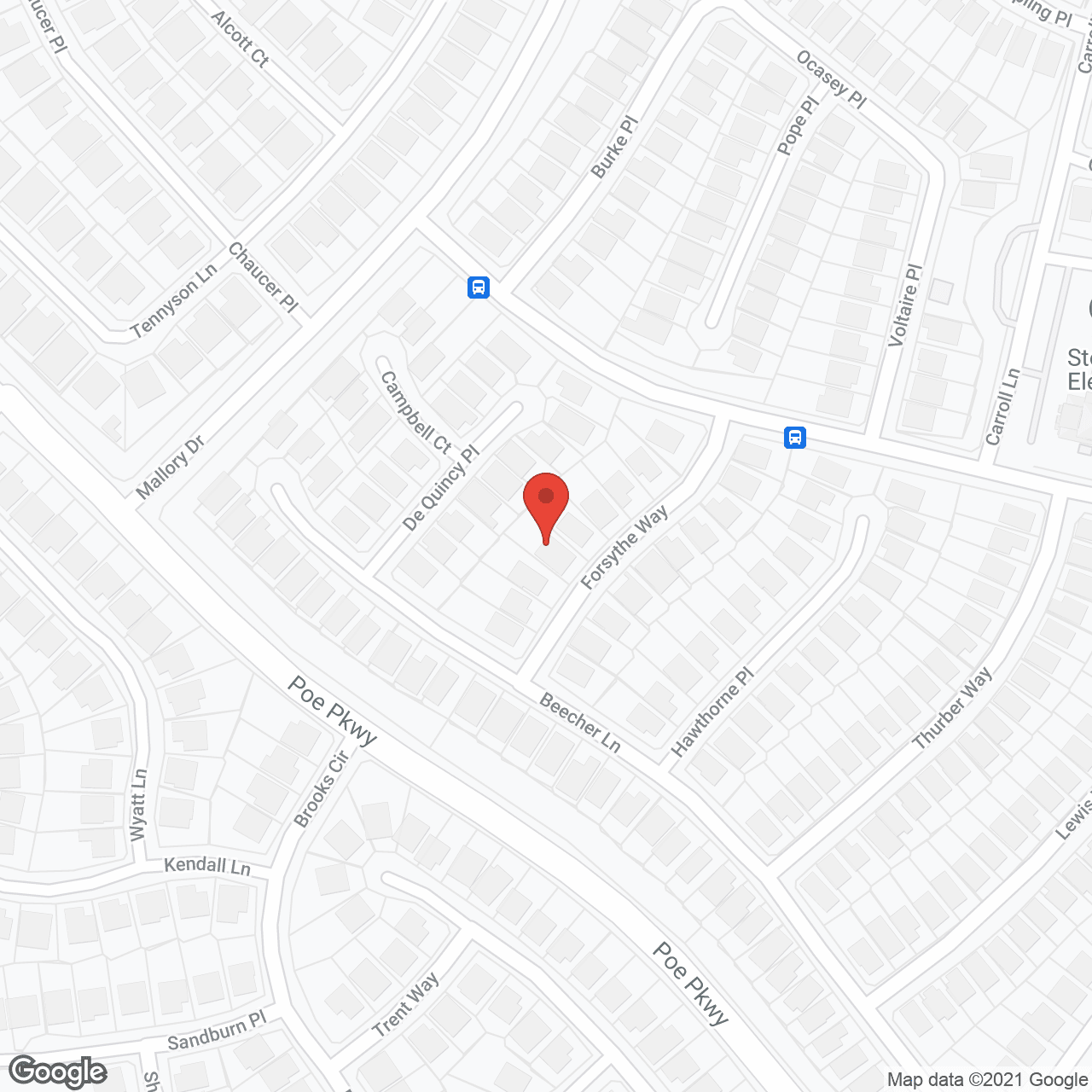Map of the neighborhood around Seniors Nest