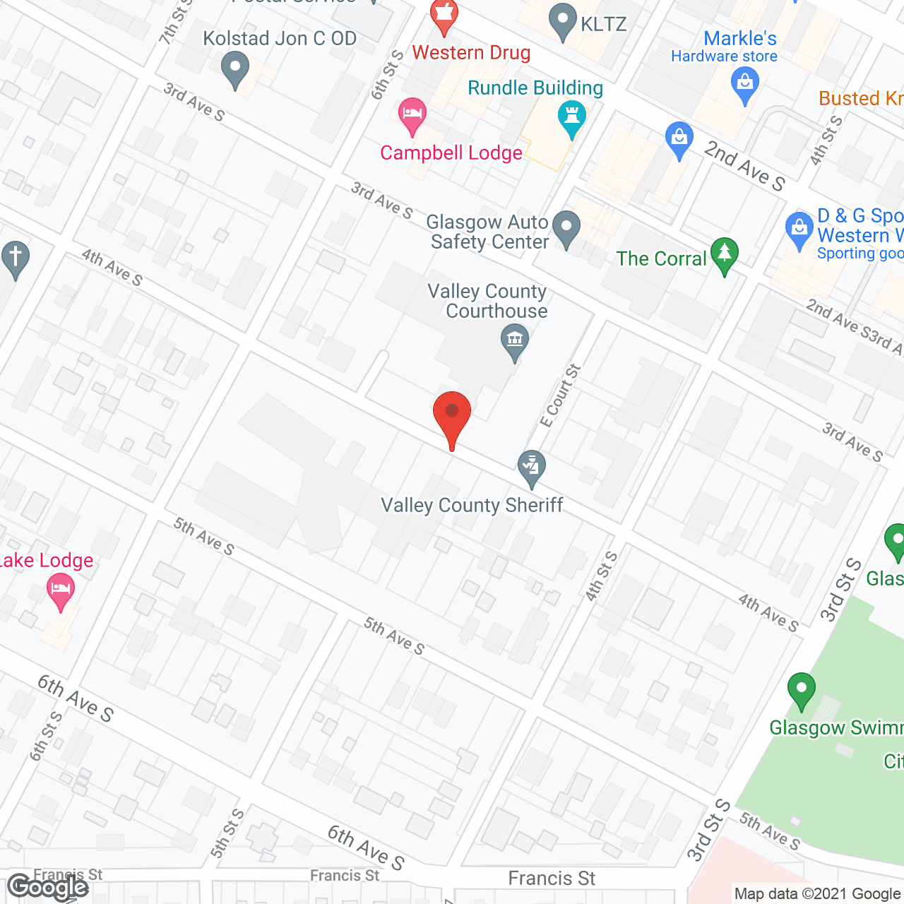 Map of the neighborhood around Prairie Ridge Village