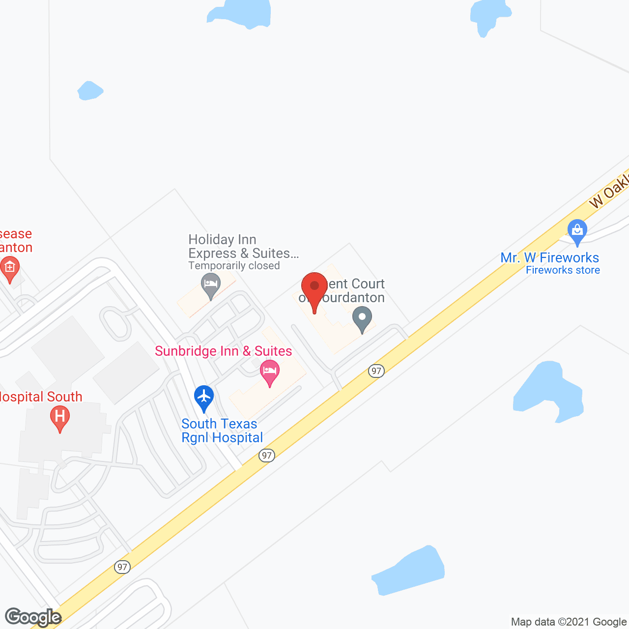 Map of the neighborhood around Argent Court Pleasanton LLC