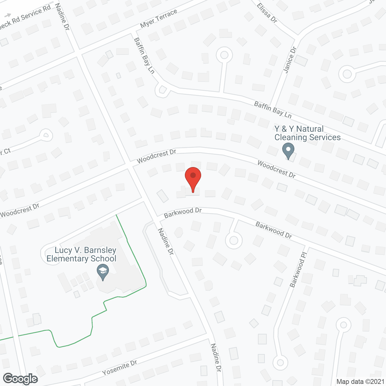 Map of the neighborhood around Aberdeen Chesapeake