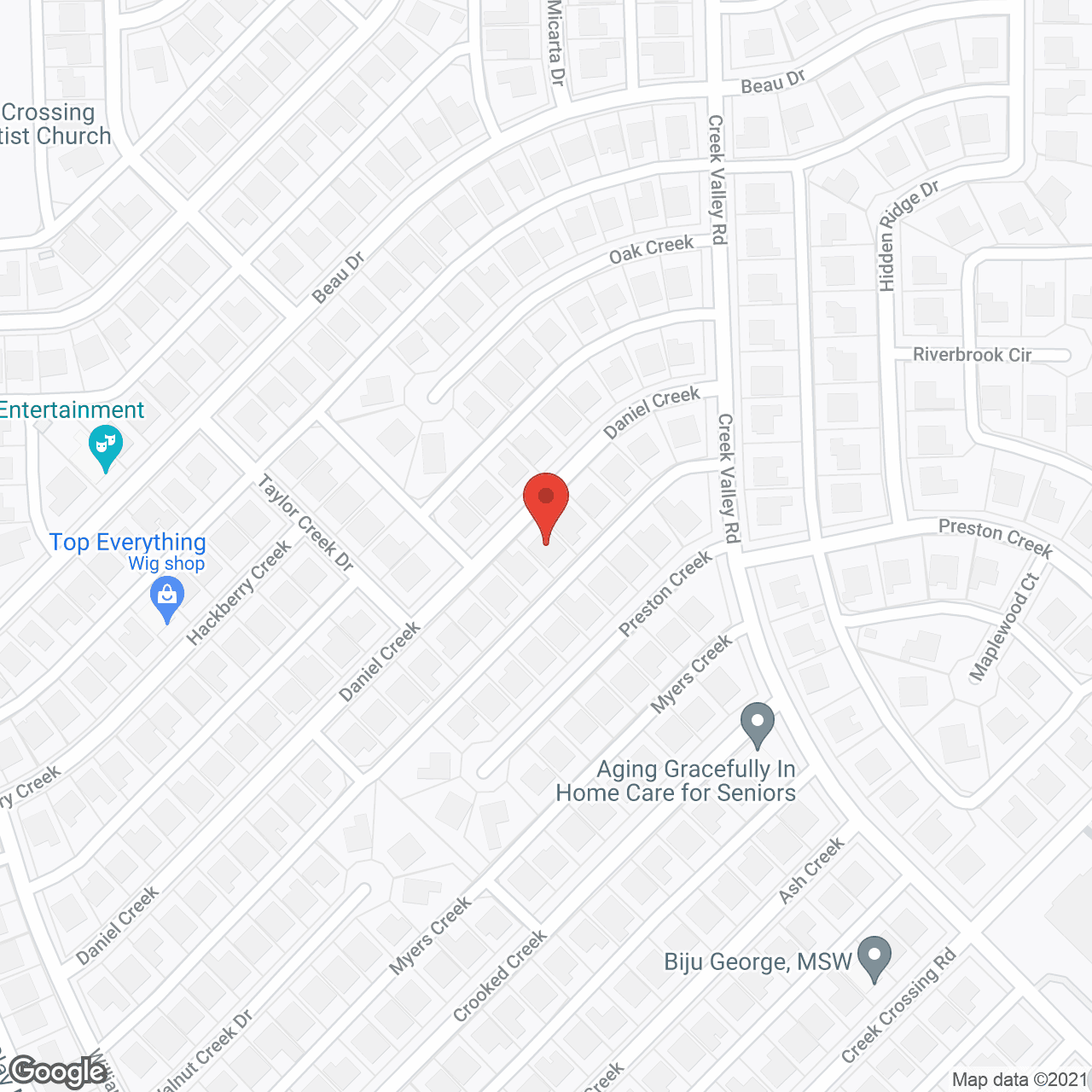 Map of the neighborhood around Notice Residential Care Home