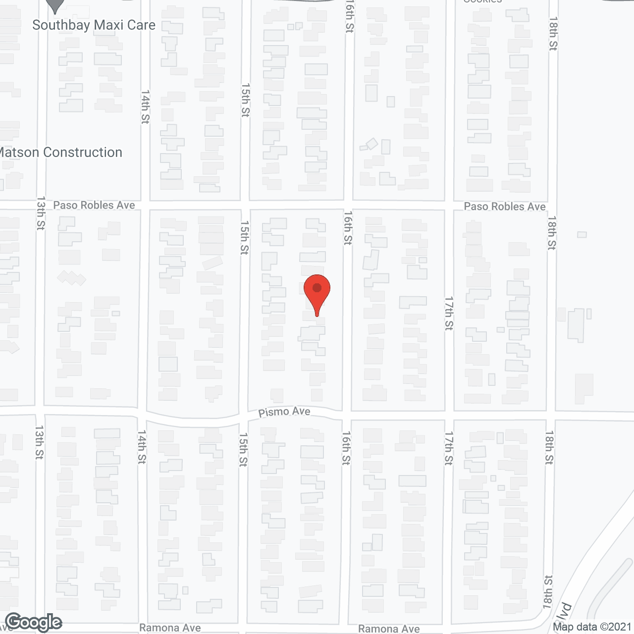 Map of the neighborhood around Rose Garden 1
