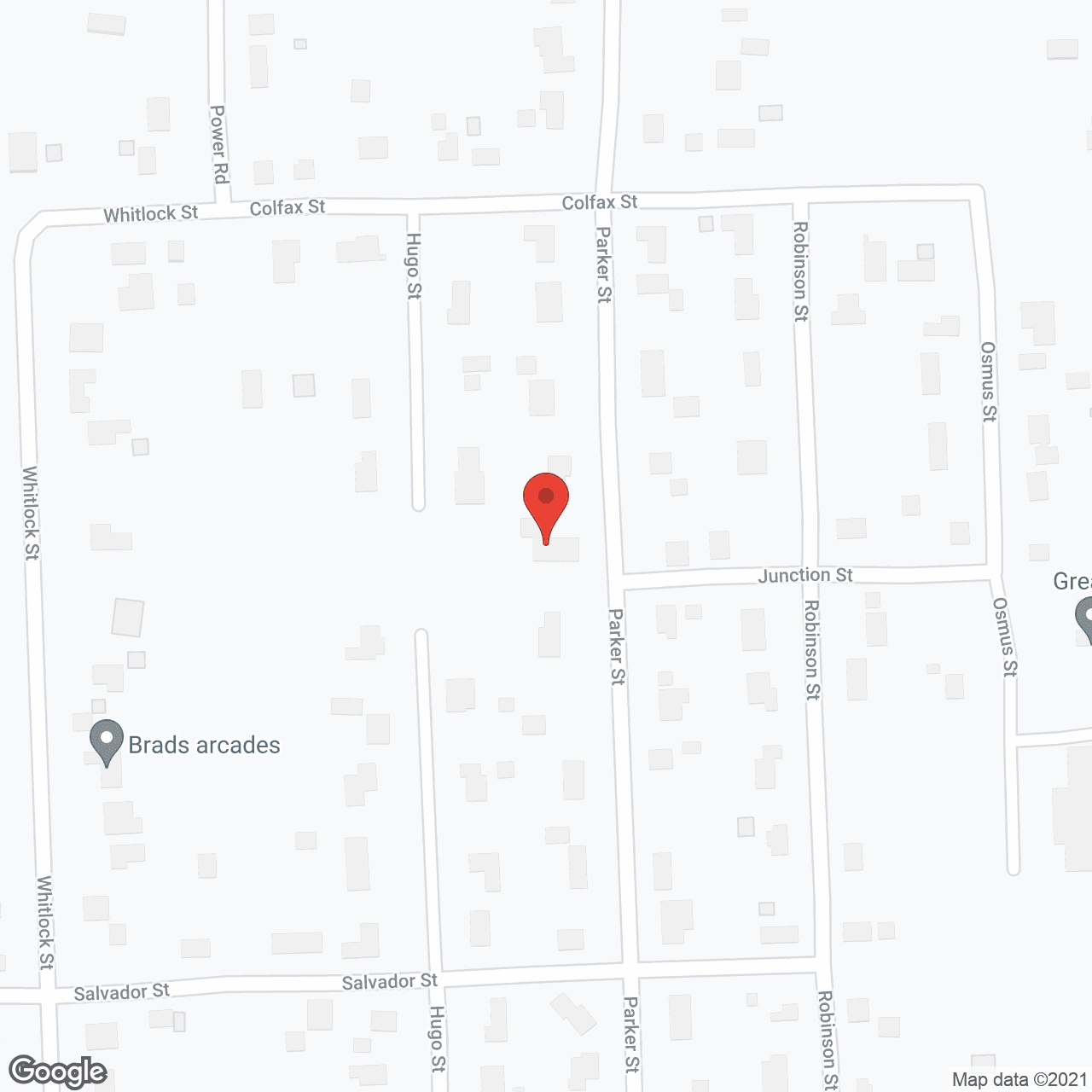 Map of the neighborhood around The Fox Creek