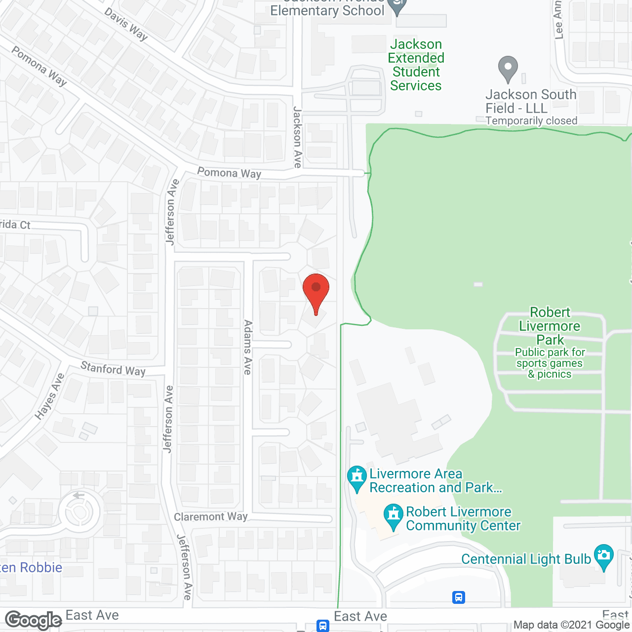 Map of the neighborhood around New Haven Care Home - Adams