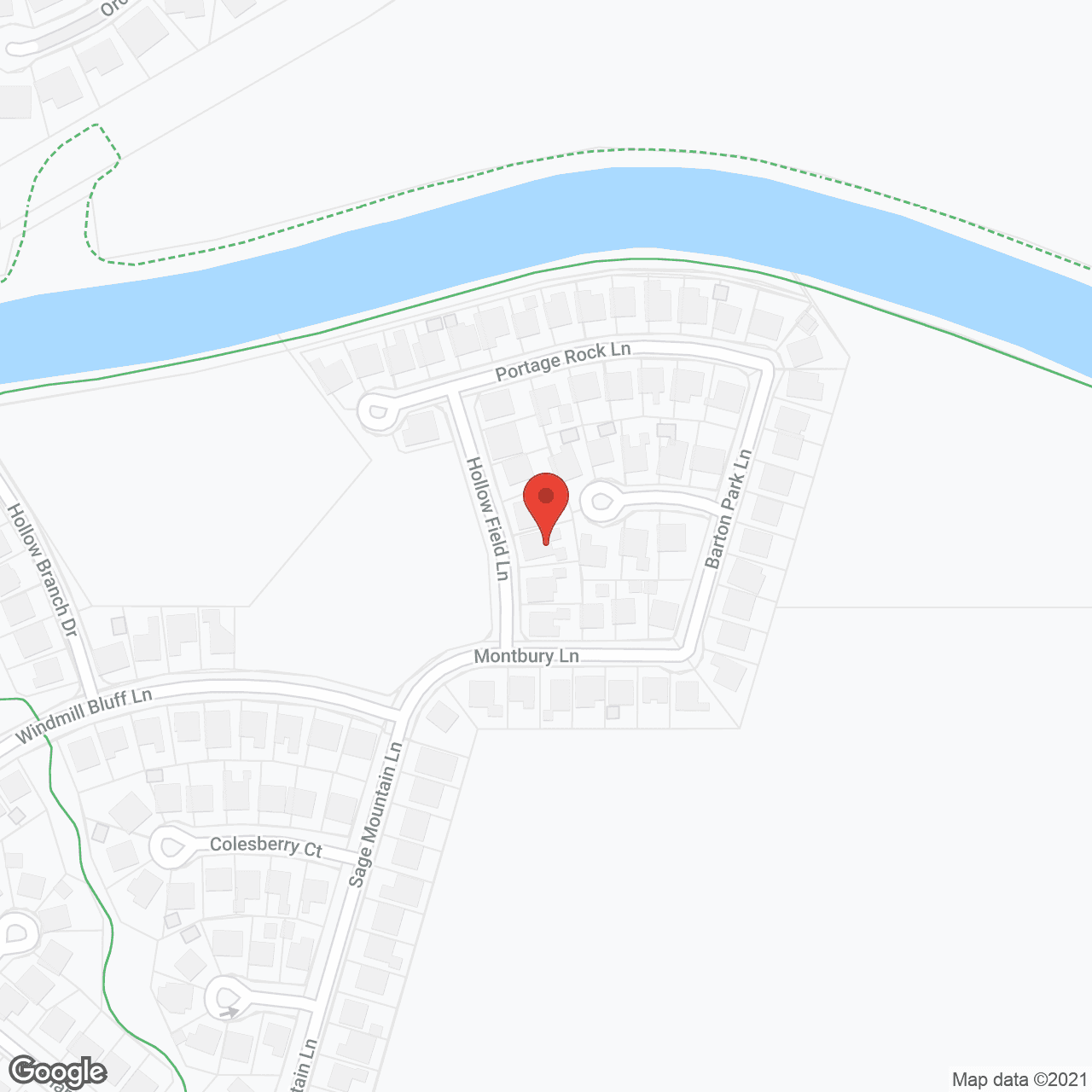 Map of the neighborhood around Comfy Home Katy
