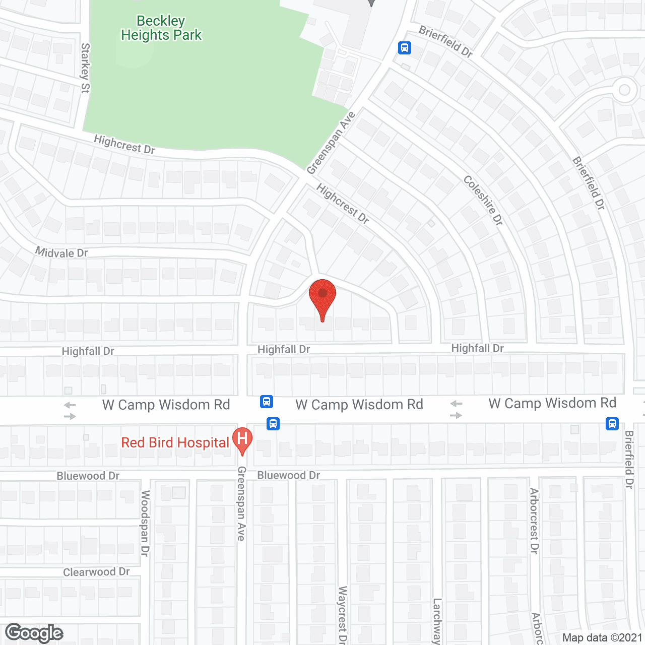 Map of the neighborhood around Hazels Home Care LLC