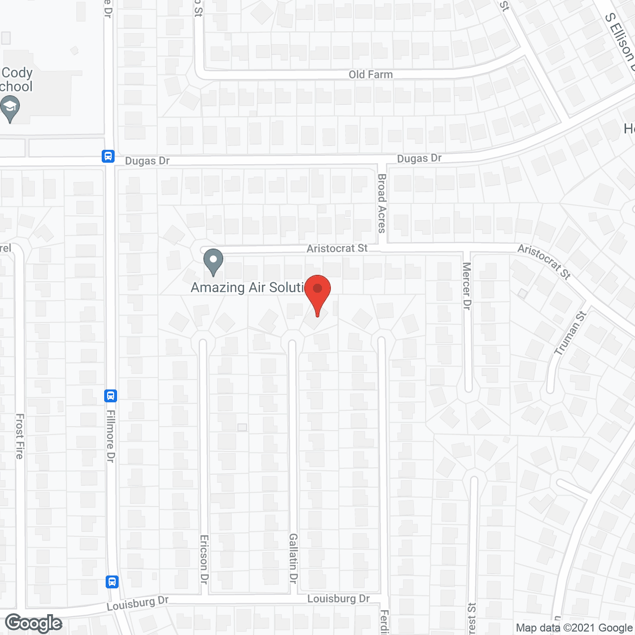 Map of the neighborhood around Boarding with Tender Care Inc.
