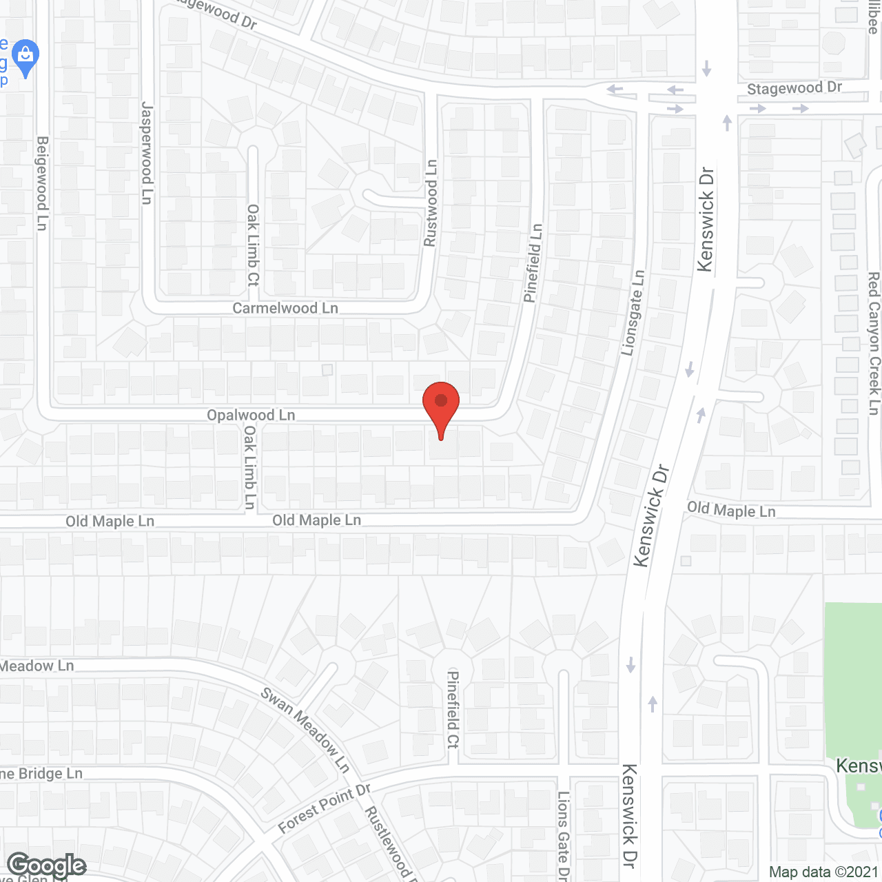 Map of the neighborhood around Forest Cove Assisted Living