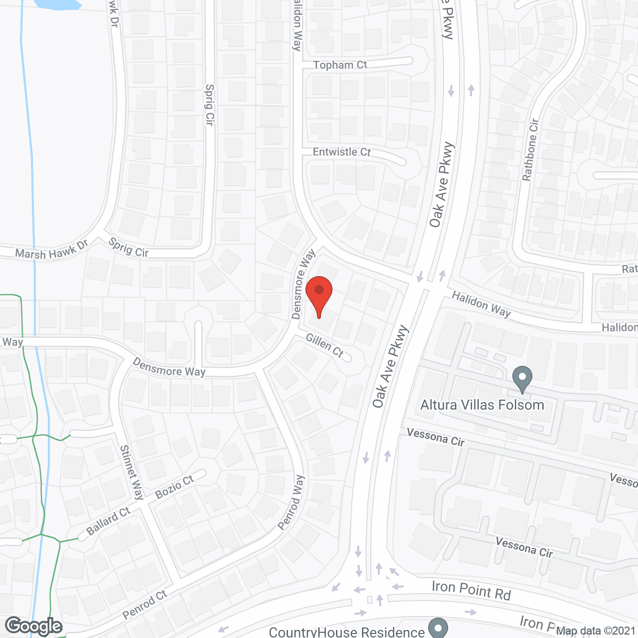 Map of the neighborhood around Arcely J. Pua Home Care