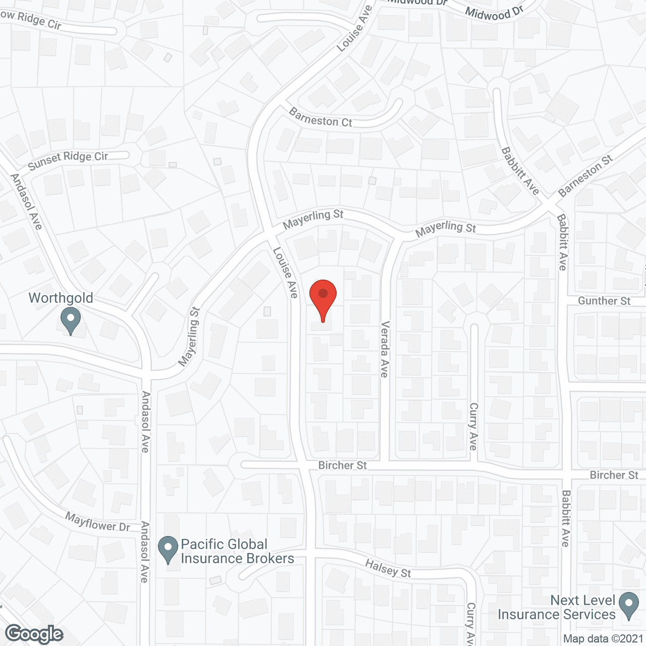 Map of the neighborhood around The Shamrock Place