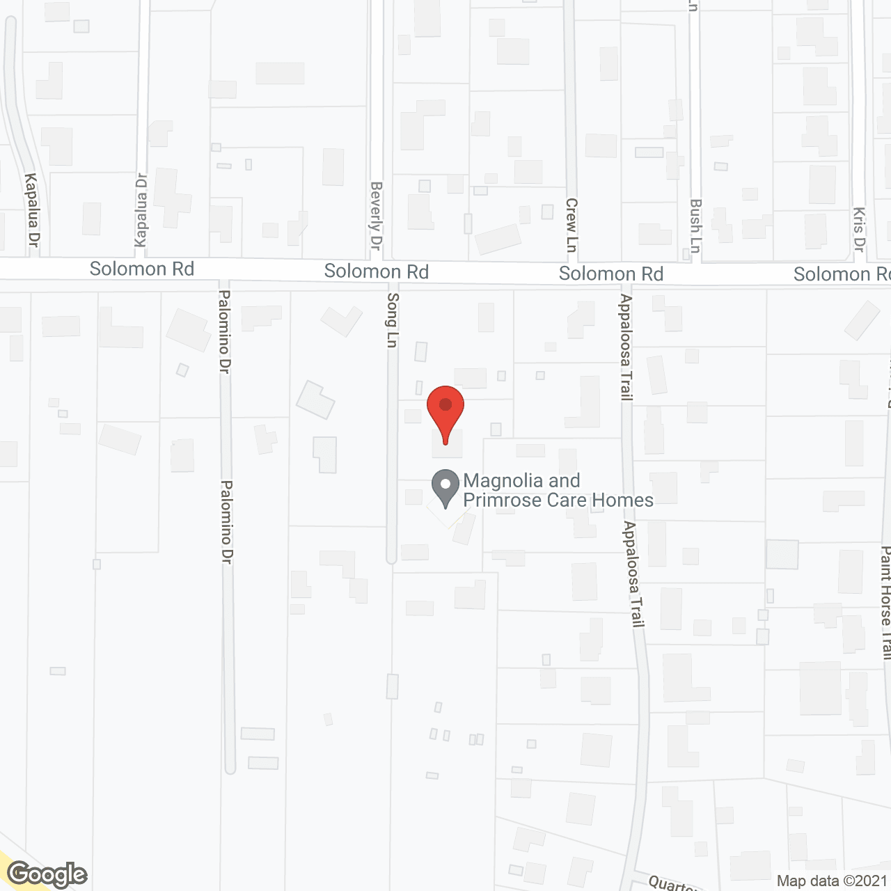 Map of the neighborhood around Senior Living Resources Magnolia