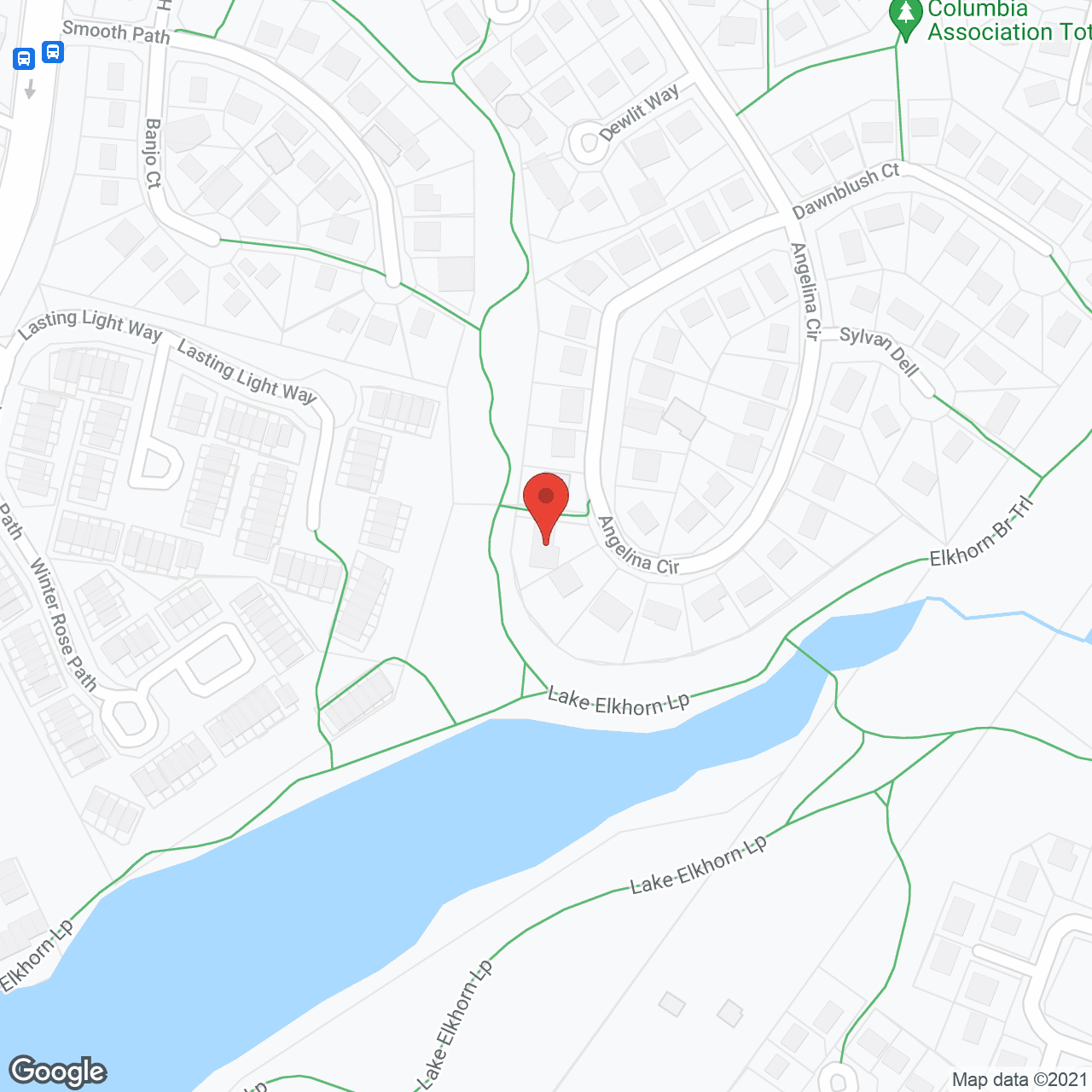 Map of the neighborhood around Always Caring
